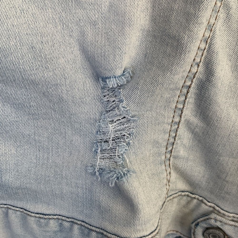 Distressed Denim Jacket - Picture 5 of 7